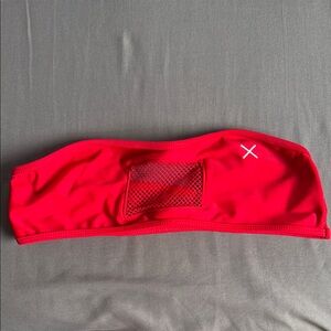 Mesh Bandeau Bikini Top